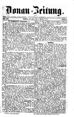 Donau-Zeitung Dienstag 6. Oktober 1874