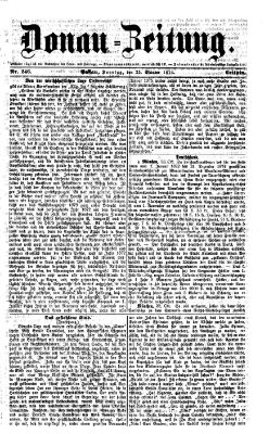 Donau-Zeitung Sonntag 25. Oktober 1874