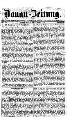 Donau-Zeitung Freitag 30. Oktober 1874