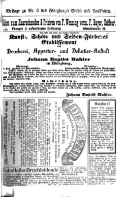 Würzburger Stadt- und Landbote Samstag 3. Januar 1874