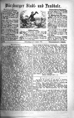 Würzburger Stadt- und Landbote Dienstag 6. Januar 1874