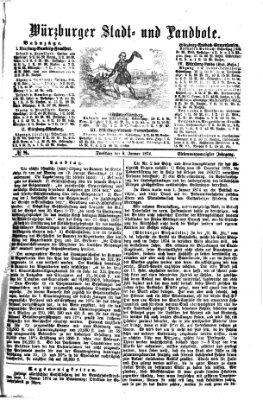 Würzburger Stadt- und Landbote Freitag 9. Januar 1874