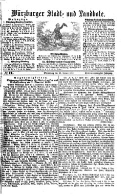 Würzburger Stadt- und Landbote Dienstag 13. Januar 1874