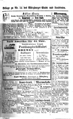 Würzburger Stadt- und Landbote Freitag 16. Januar 1874