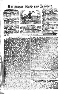 Würzburger Stadt- und Landbote Donnerstag 29. Januar 1874