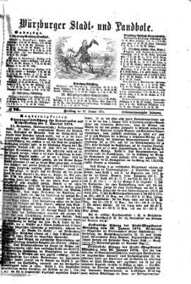 Würzburger Stadt- und Landbote Freitag 30. Januar 1874