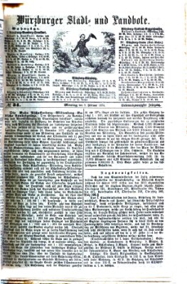 Würzburger Stadt- und Landbote Montag 9. Februar 1874