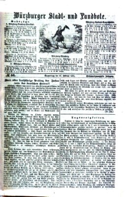 Würzburger Stadt- und Landbote Samstag 28. Februar 1874