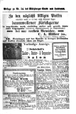 Würzburger Stadt- und Landbote Mittwoch 4. März 1874