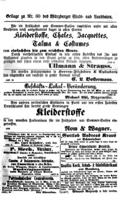 Würzburger Stadt- und Landbote Mittwoch 11. März 1874