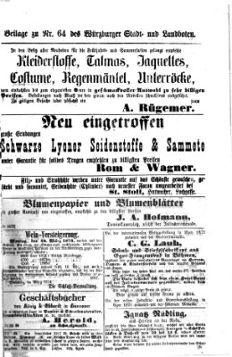 Würzburger Stadt- und Landbote Montag 16. März 1874