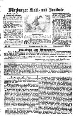 Würzburger Stadt- und Landbote Dienstag 24. März 1874