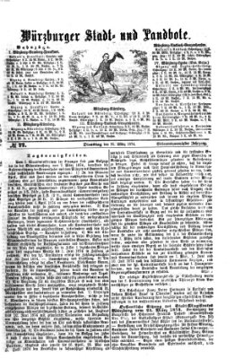 Würzburger Stadt- und Landbote Dienstag 31. März 1874