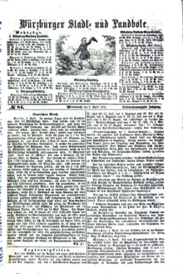 Würzburger Stadt- und Landbote Mittwoch 8. April 1874