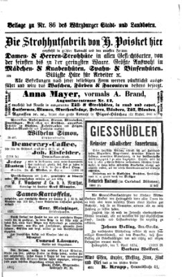 Würzburger Stadt- und Landbote Freitag 10. April 1874