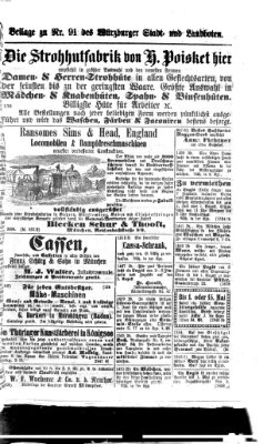 Würzburger Stadt- und Landbote Donnerstag 16. April 1874