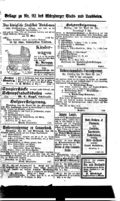 Würzburger Stadt- und Landbote Freitag 17. April 1874