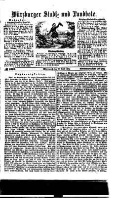 Würzburger Stadt- und Landbote Mittwoch 29. April 1874