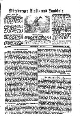 Würzburger Stadt- und Landbote Montag 4. Mai 1874