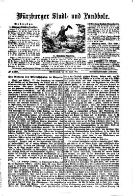 Würzburger Stadt- und Landbote Mittwoch 10. Juni 1874