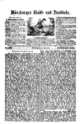 Würzburger Stadt- und Landbote Samstag 13. Juni 1874