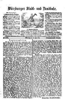 Würzburger Stadt- und Landbote Montag 15. Juni 1874