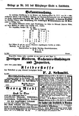 Würzburger Stadt- und Landbote Mittwoch 8. Juli 1874