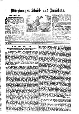 Würzburger Stadt- und Landbote Samstag 18. Juli 1874