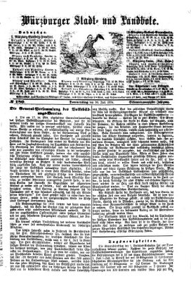 Würzburger Stadt- und Landbote Donnerstag 30. Juli 1874