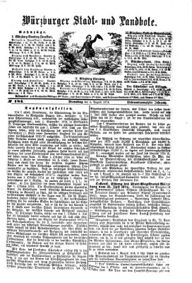 Würzburger Stadt- und Landbote Dienstag 4. August 1874