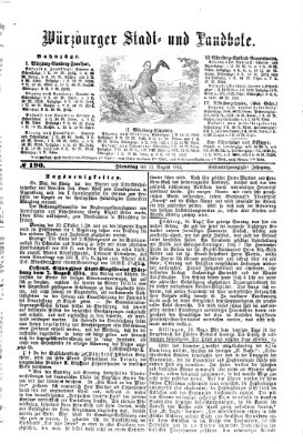 Würzburger Stadt- und Landbote Dienstag 11. August 1874