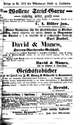 Würzburger Stadt- und Landbote Samstag 5. September 1874