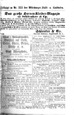 Würzburger Stadt- und Landbote Donnerstag 17. September 1874