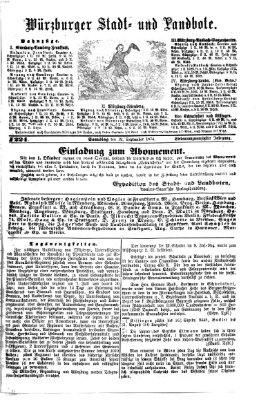 Würzburger Stadt- und Landbote Samstag 19. September 1874