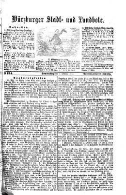 Würzburger Stadt- und Landbote Donnerstag 1. Oktober 1874