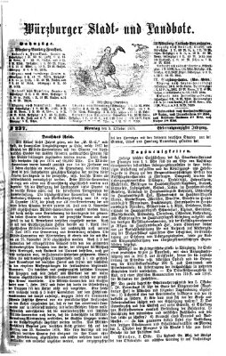 Würzburger Stadt- und Landbote Montag 5. Oktober 1874