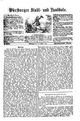 Würzburger Stadt- und Landbote Montag 12. Oktober 1874