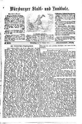 Würzburger Stadt- und Landbote Dienstag 13. Oktober 1874