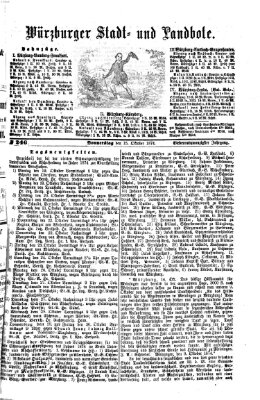 Würzburger Stadt- und Landbote Donnerstag 15. Oktober 1874