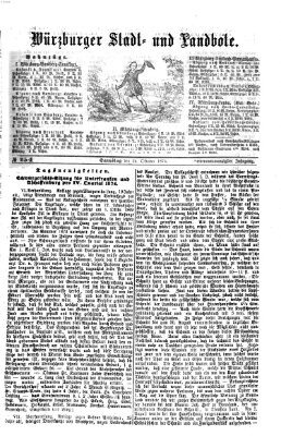 Würzburger Stadt- und Landbote Samstag 24. Oktober 1874