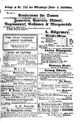 Würzburger Stadt- und Landbote Samstag 24. Oktober 1874