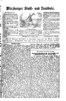 Würzburger Stadt- und Landbote Montag 26. Oktober 1874