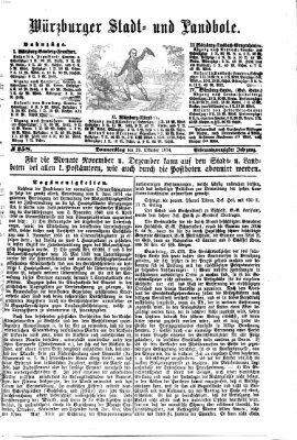 Würzburger Stadt- und Landbote Donnerstag 29. Oktober 1874