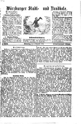 Würzburger Stadt- und Landbote Dienstag 3. November 1874