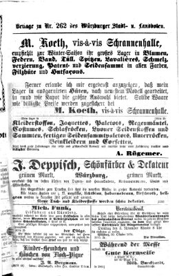 Würzburger Stadt- und Landbote Dienstag 3. November 1874