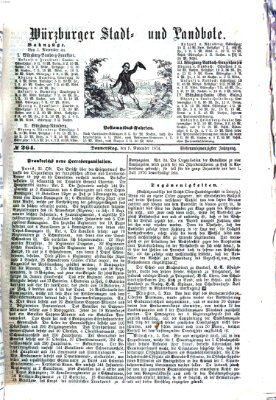 Würzburger Stadt- und Landbote Donnerstag 5. November 1874