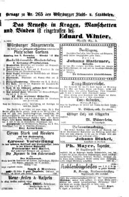 Würzburger Stadt- und Landbote Freitag 6. November 1874