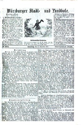 Würzburger Stadt- und Landbote Samstag 14. November 1874