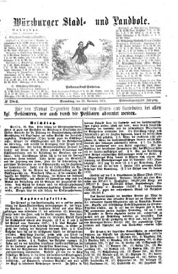 Würzburger Stadt- und Landbote Samstag 28. November 1874
