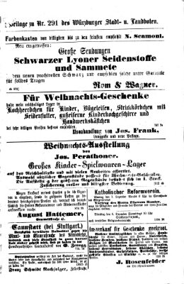 Würzburger Stadt- und Landbote Montag 7. Dezember 1874